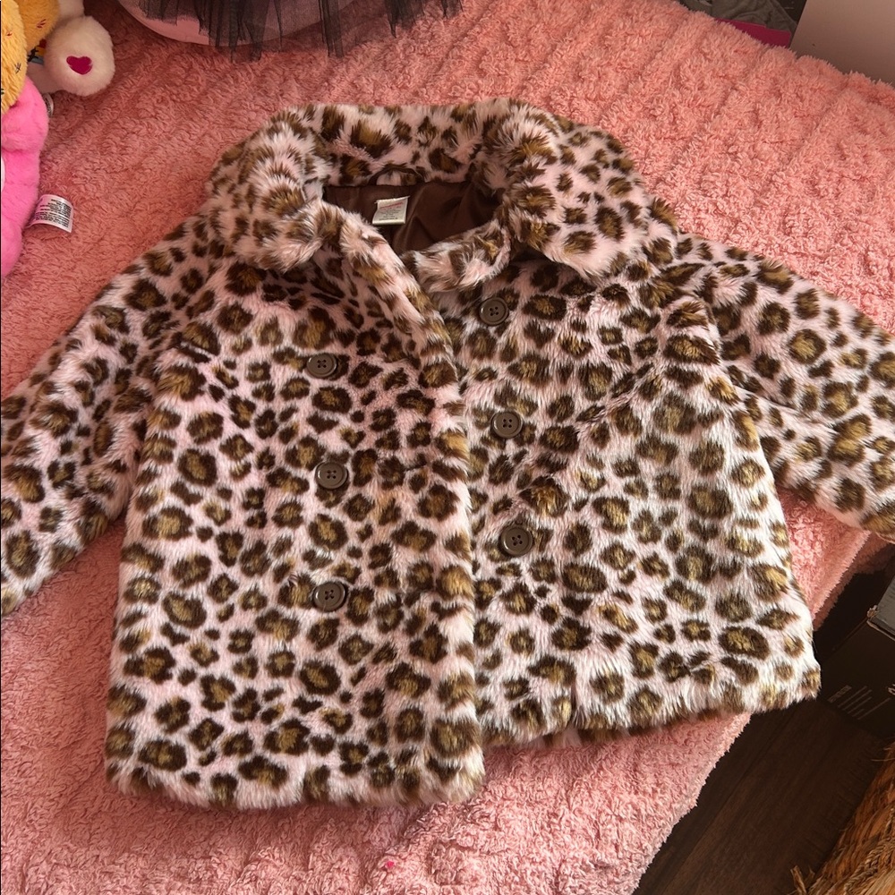 Gymboree Brown Faux Fur Jacket